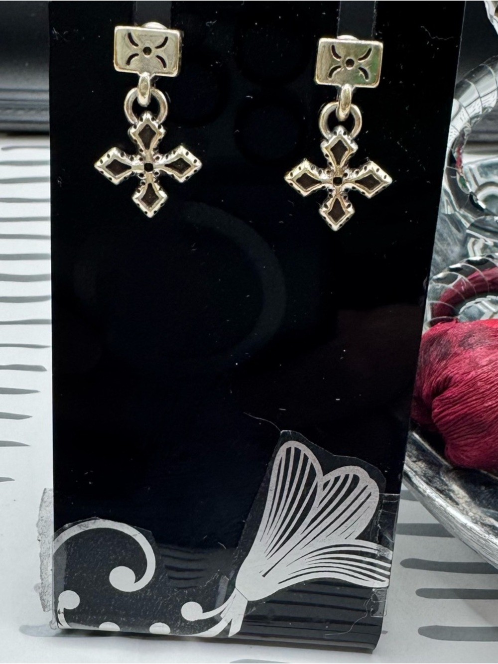 Brighton Cross Drop Earrings - Women Jewelry